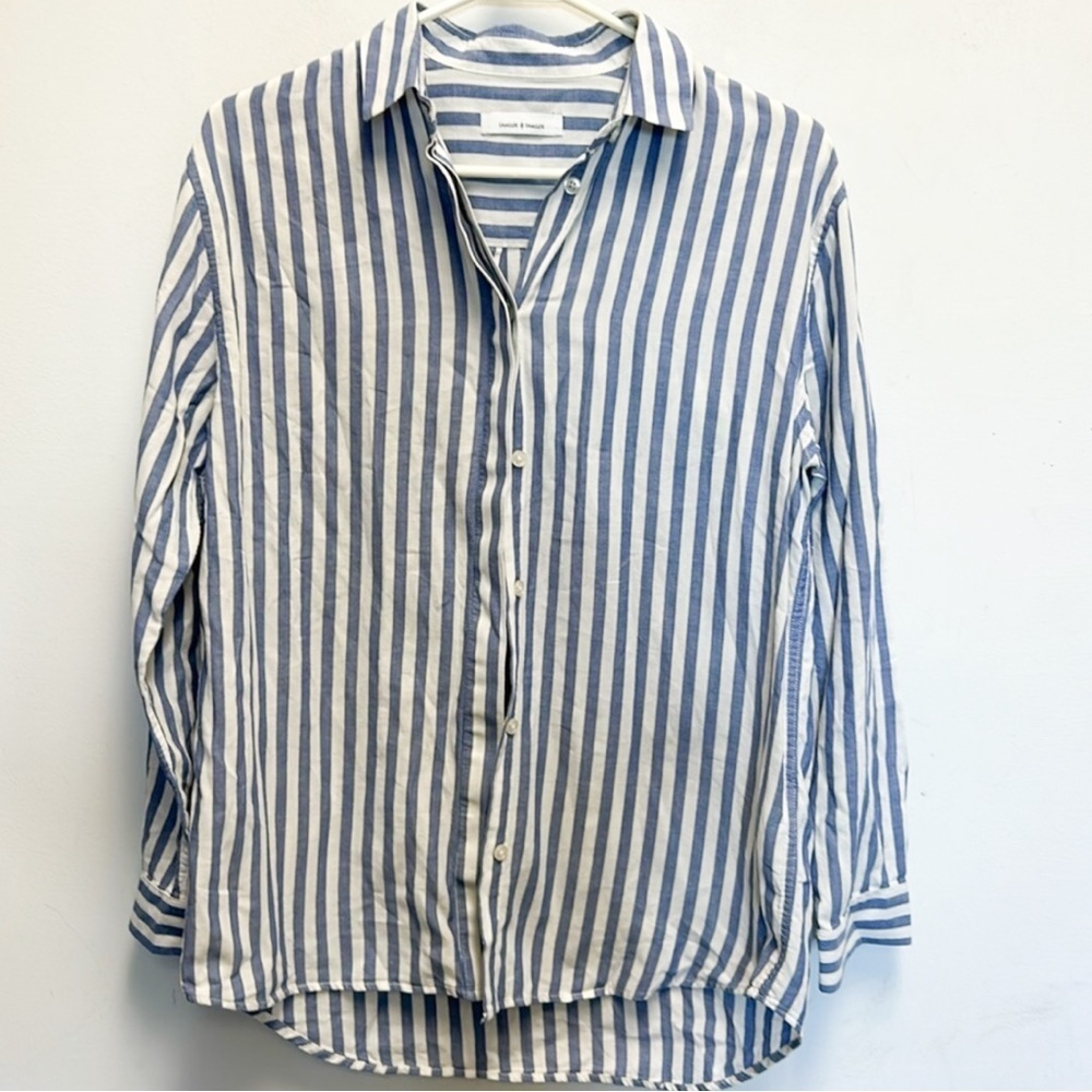 Samsoe & Samsoe Caico stripe button down - Picture 3 of 6